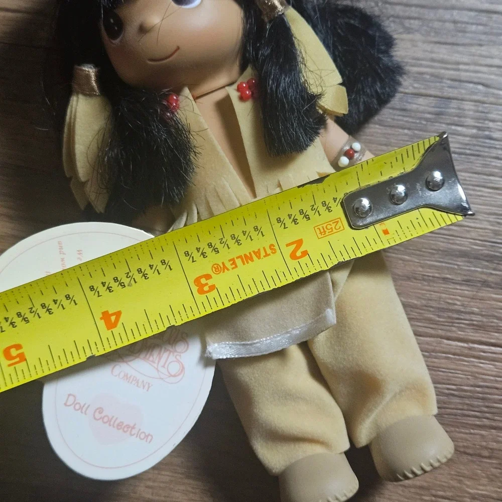 Vintage Precious Moments Eight Little Native American Indian Doll 7